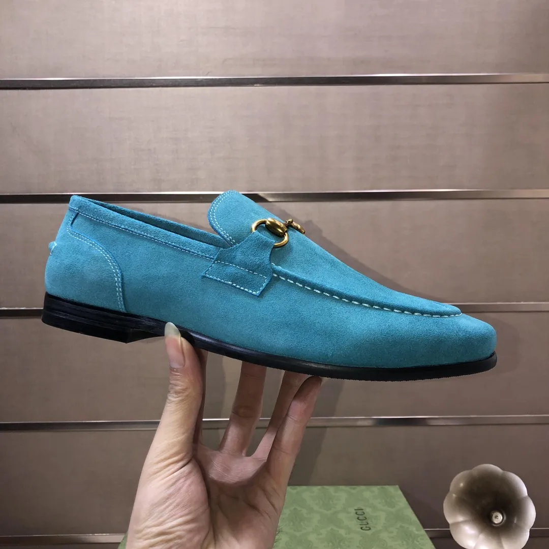Men's shoes 💰580💰[GUCCI—Gucci] The latest high-end version of Gucci. Official website new model. Available at the same time at counters, the uppers are made of original cowhide imported from Italy/matched with the original special material splicing design concept; "highlight, high-end, grade, extravagance" and exquisite workmanship (original mesh fabric) sole: original factory special outsole size (38-45) (custom-made 45 non-returnable)